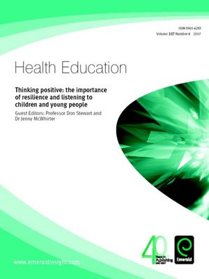 cover image of Health Education, Volume 107, Issue 6